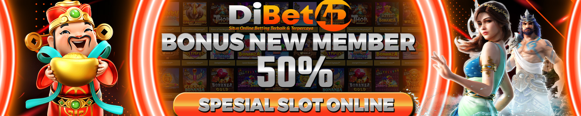 bonus-new-member-50%-dibet4d